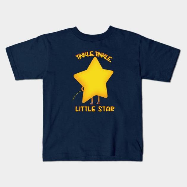 Tinkle, Tinkle, Little Star Kids T-Shirt by Lonesto